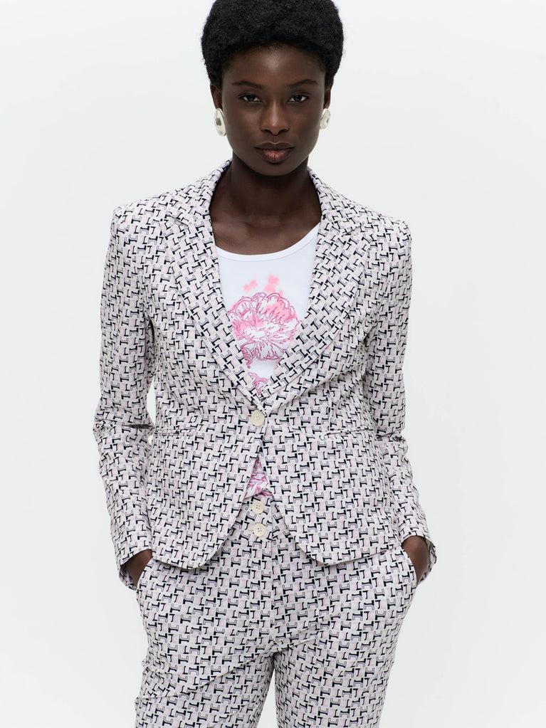 Jane Lushka Elvira Blazer Technical Jersey Multi