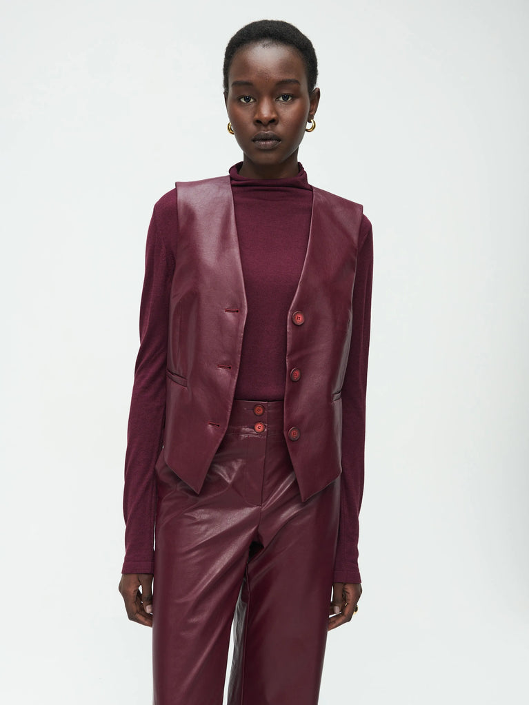 Jane Lushka Erik Vest Bordo