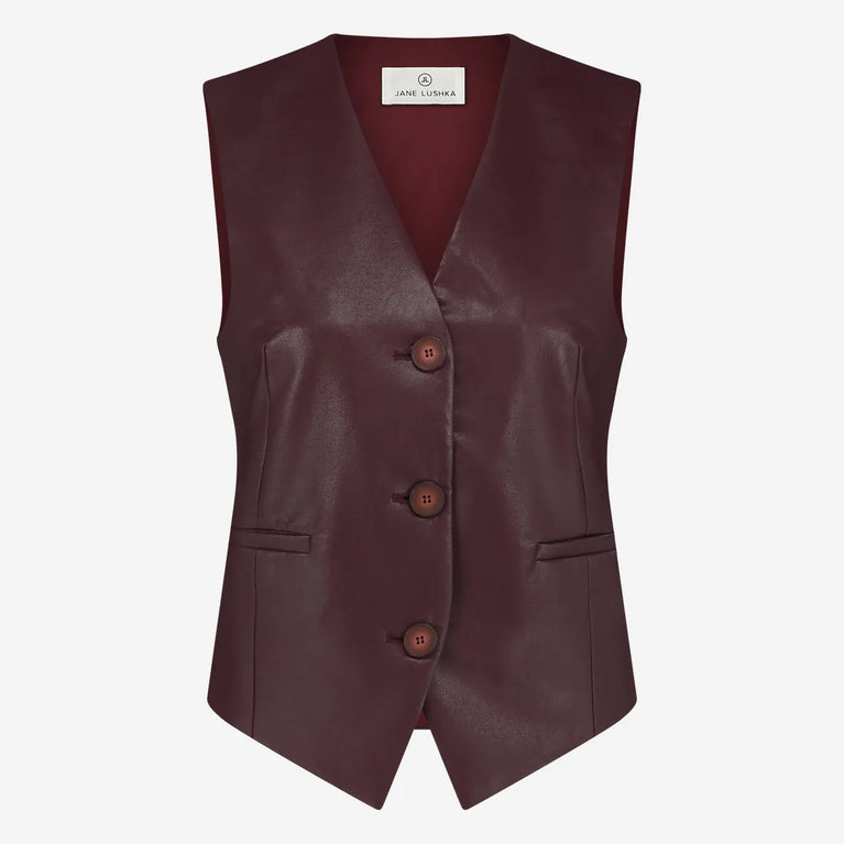 Jane Lushka Erik Vest Bordo