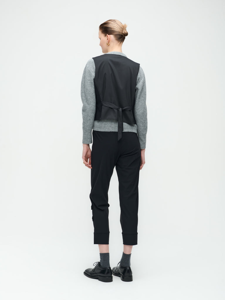 Jane Lushka Erik Vest Technical Jersey Black