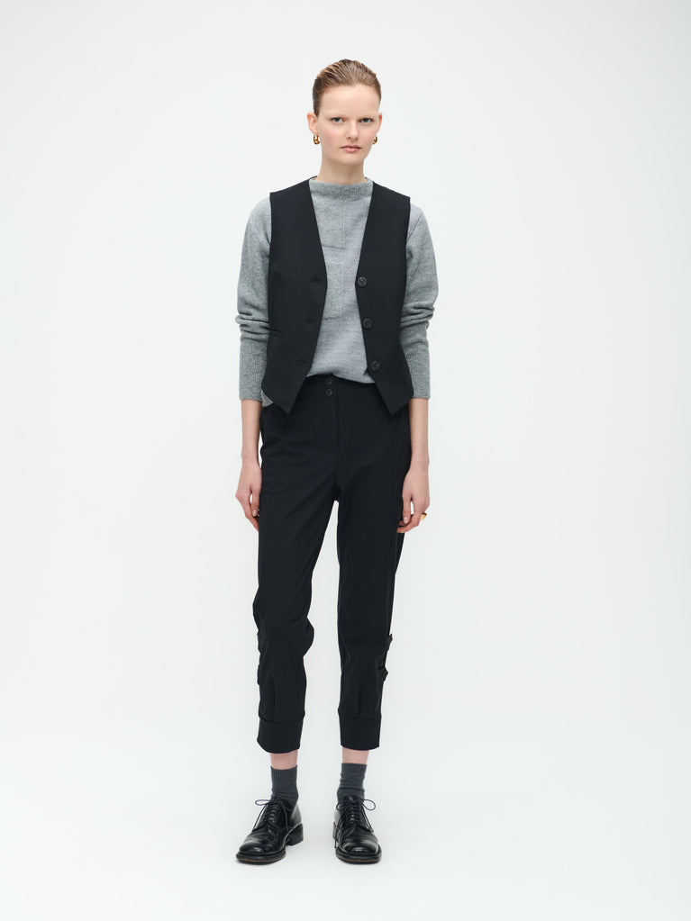 jane lushka Erik Vest Technical Jersey Black