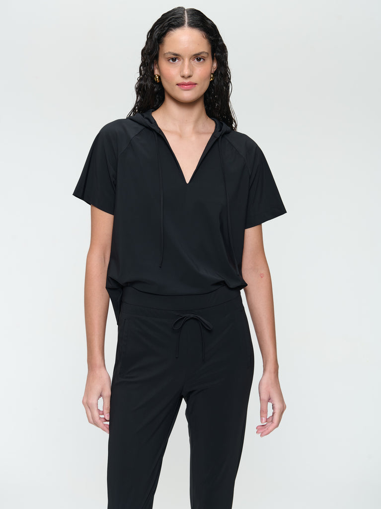 Jane Lushka Evi Blouse Technical Jersey Black