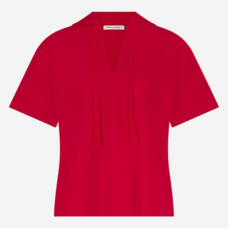 Jane Lushka Evi Blouse Technical Jersey Red