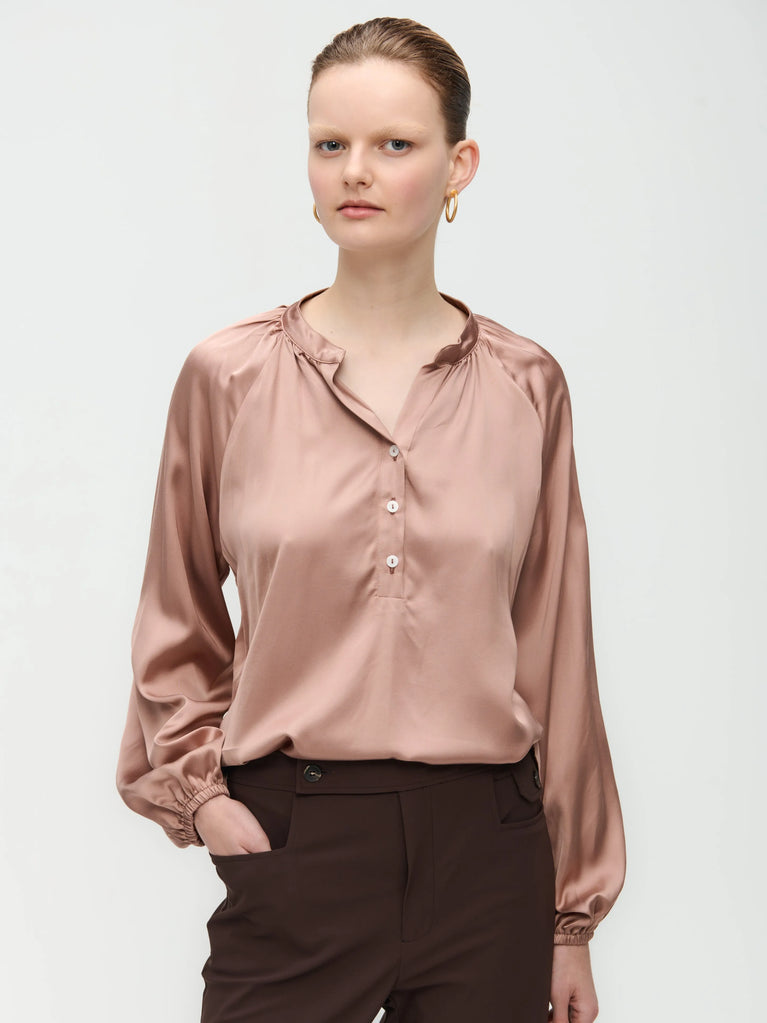 Jane Lushka Franc Blouse Pudra