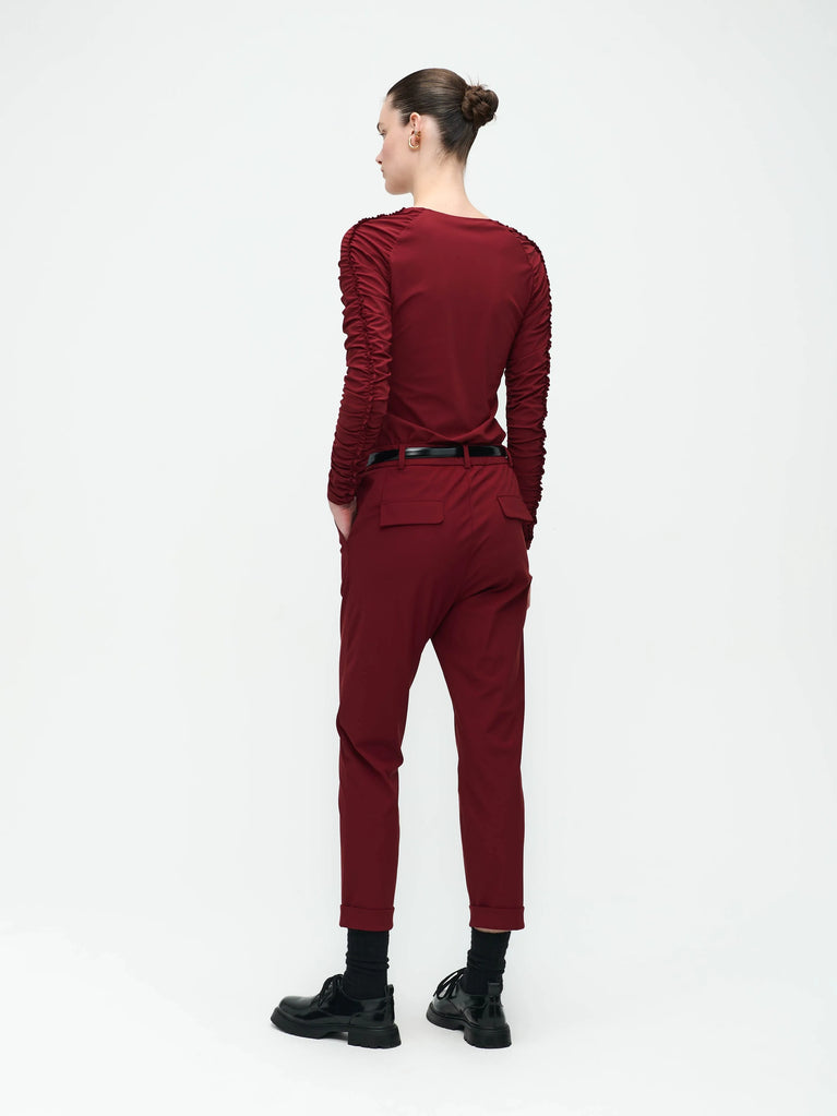 Jane Lushka Gary Pants Technical Jersey Amaranto