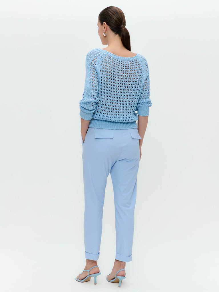Jane Lushka Gary Pants Technical Jersey Mid Blue
