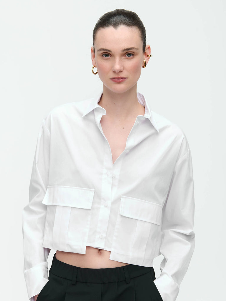 Jane Lushka George Blouse White