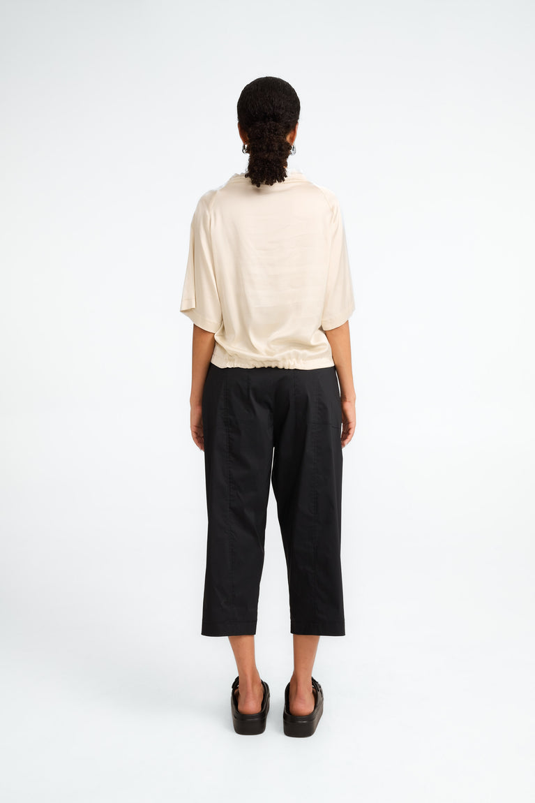 Jane Lushka Gia Strech Viscose Top Ecru