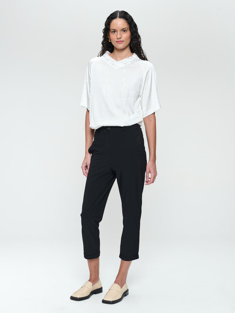 jane lushka Gia strech viscose top Off White