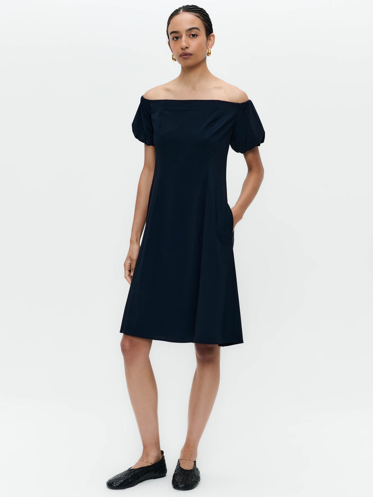 jane lushka Goldie dress technical jersey Blue