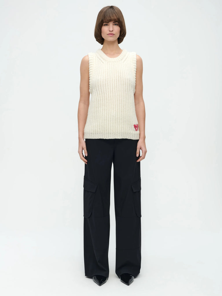 jane lushka Hand Made vest 2206A1 Off White