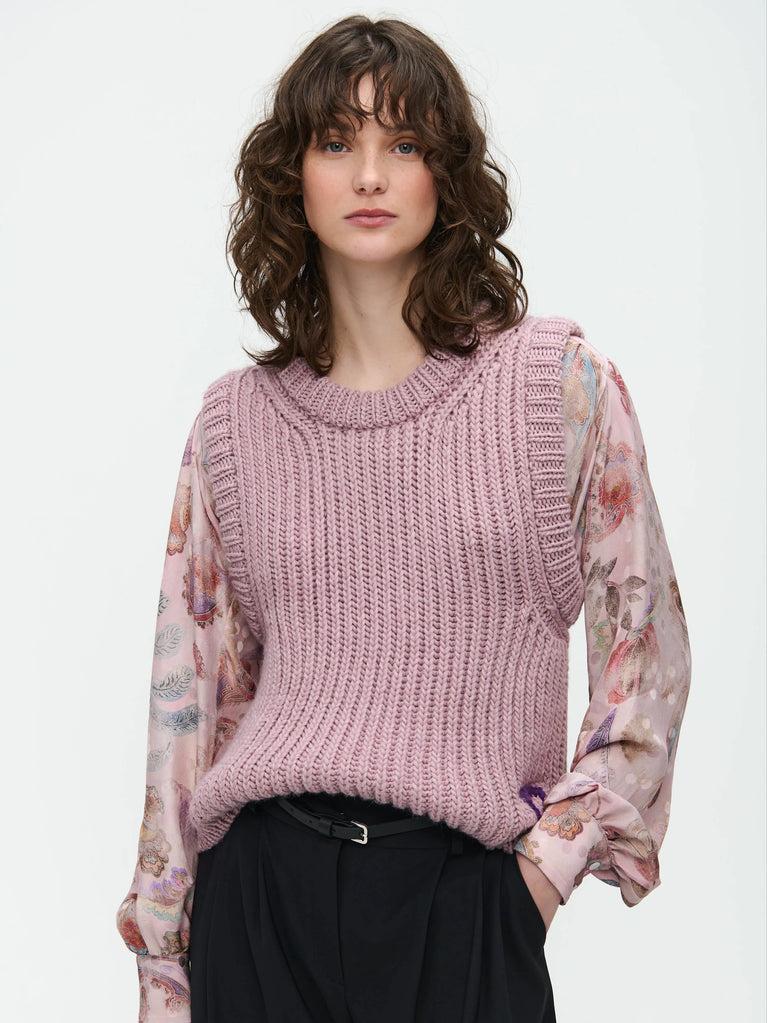 Jane Lushka Hand Made Vest 2206A1 Rose