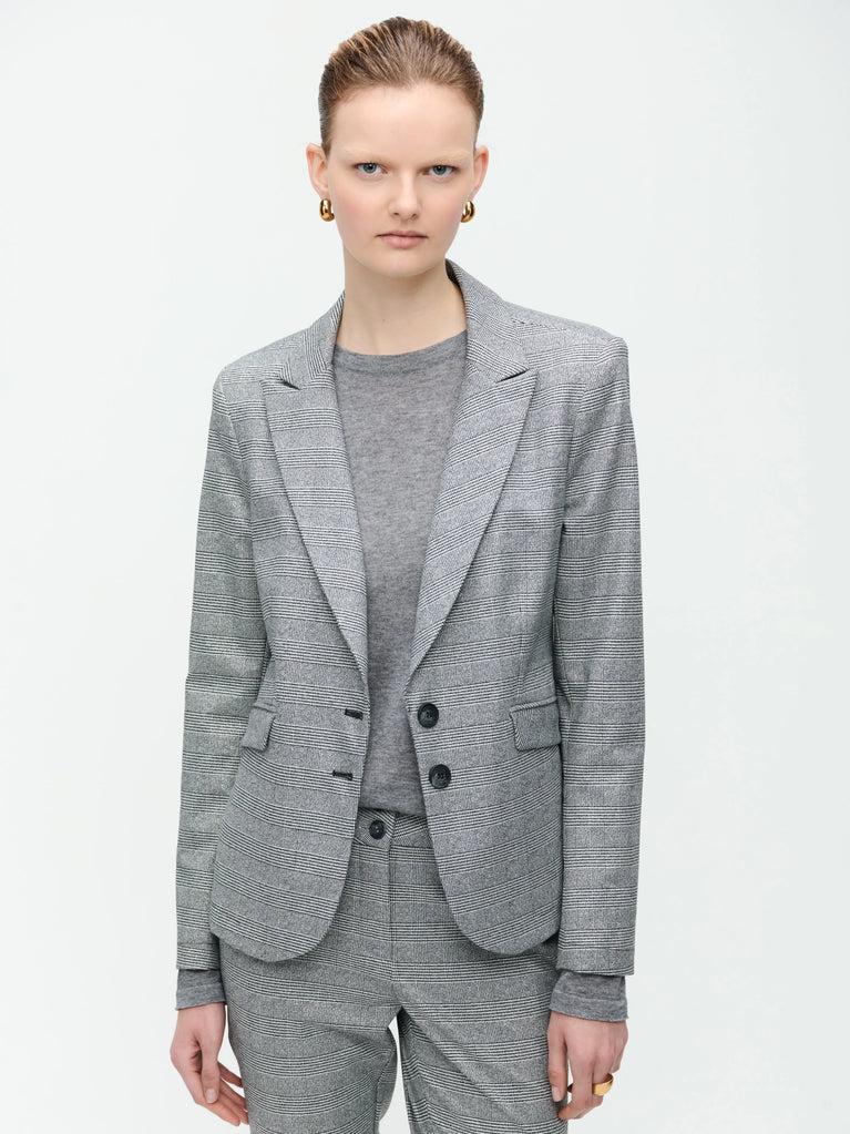 Jane Lushka Hetty Blazer Silver Shiny