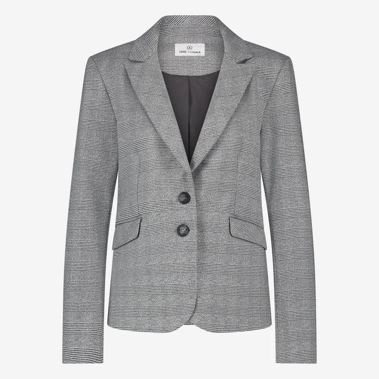 Jane Lushka Hetty Blazer Silver Shiny