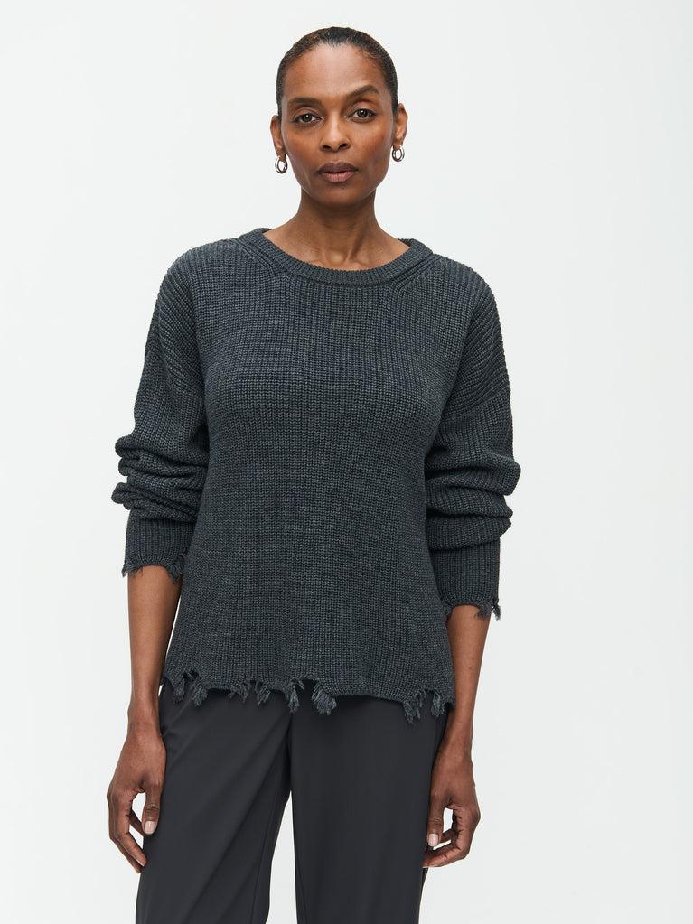 Jane Lushka Holes Pullover Grey