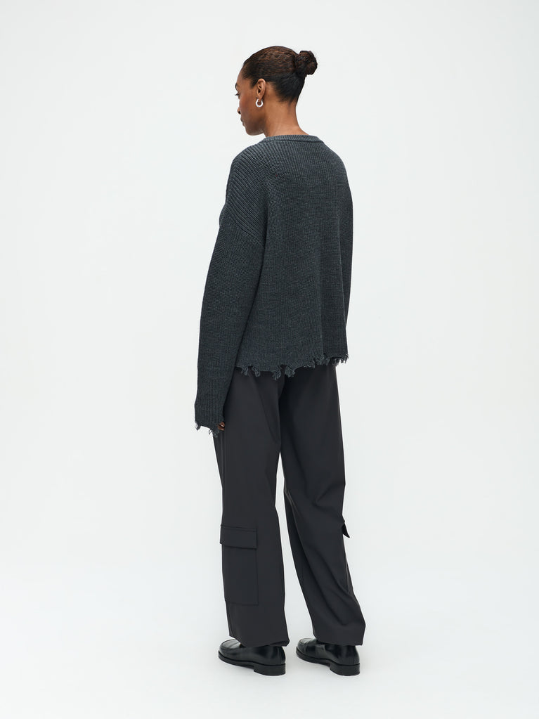 Jane Lushka Holes Pullover Grey