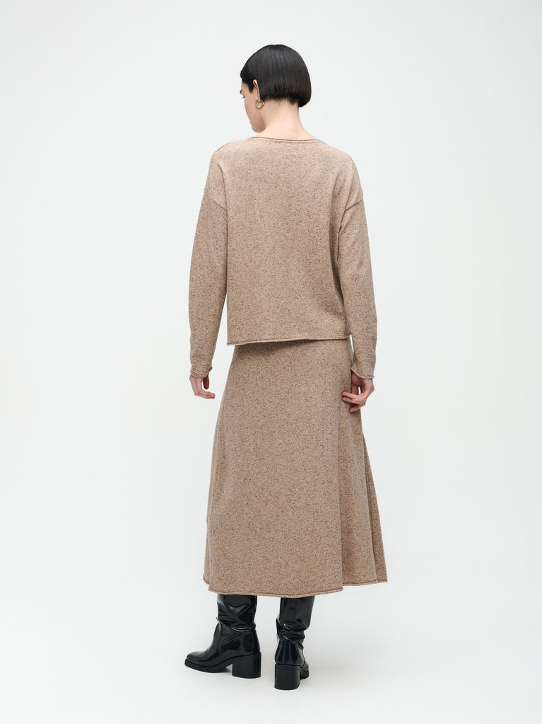 Jane Lushka Holli Winter Skirt Beige