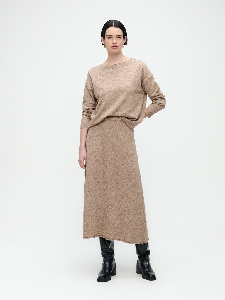 jane lushka Holli Winter Skirt Beige