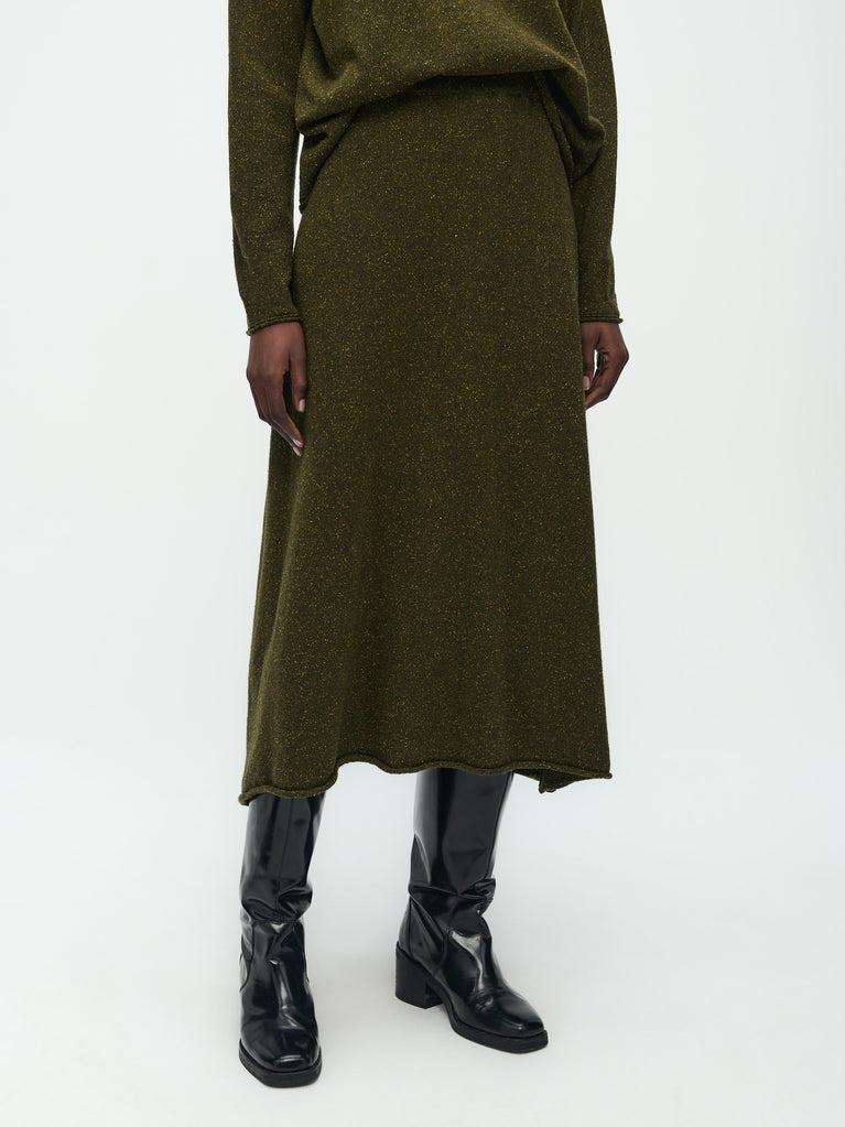 Jane Lushka Holli Winter Skirt Green