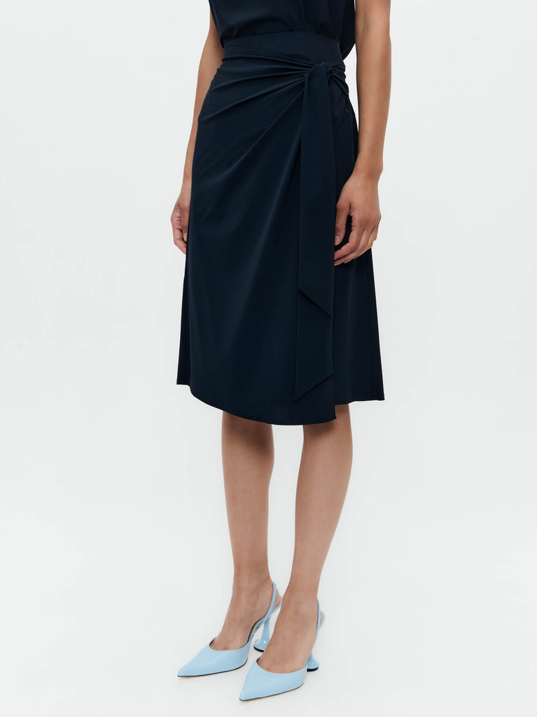 Jane Lushka Ilona Skirt Technical Jersey Blue