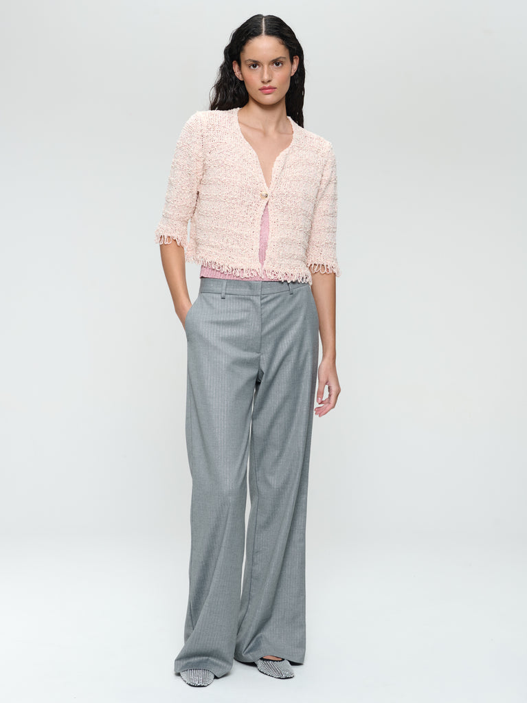 jane lushka Jacard cotton knited blazer 9025S Rose