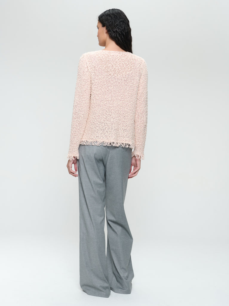 Jane Lushka Jackard Cotton Knited Blazer 9026 Rose