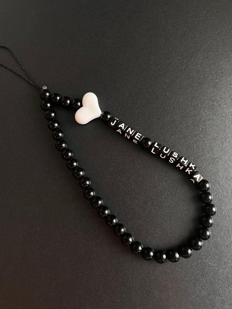 jane lushka Jane Lushka Phone Charm Black