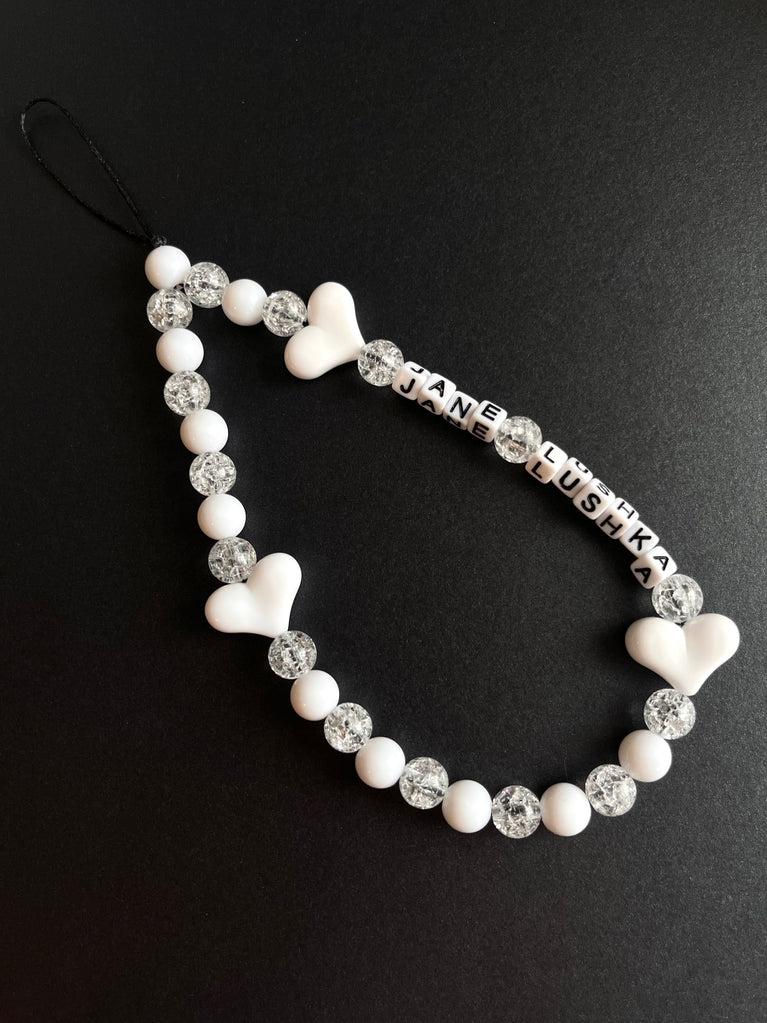 jane lushka Jane Lushka Phone Charm White