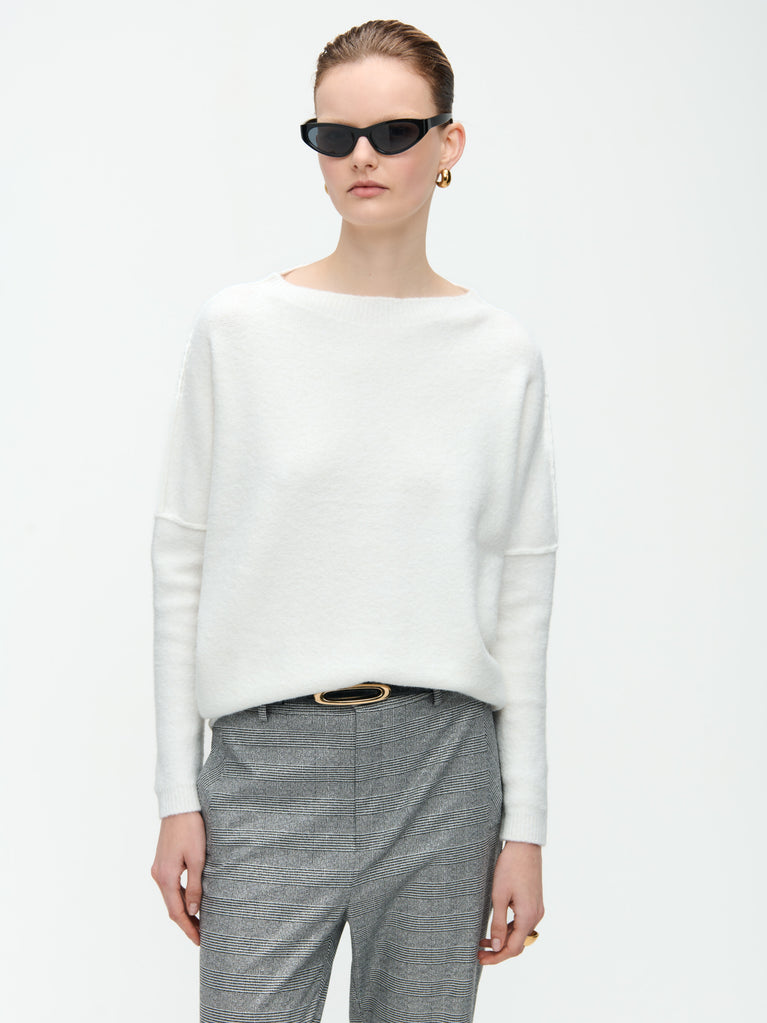 Jane Lushka Jannys Pullover White
