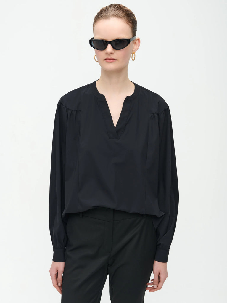 Jane Lushka Jet Top Technical Jersey Black