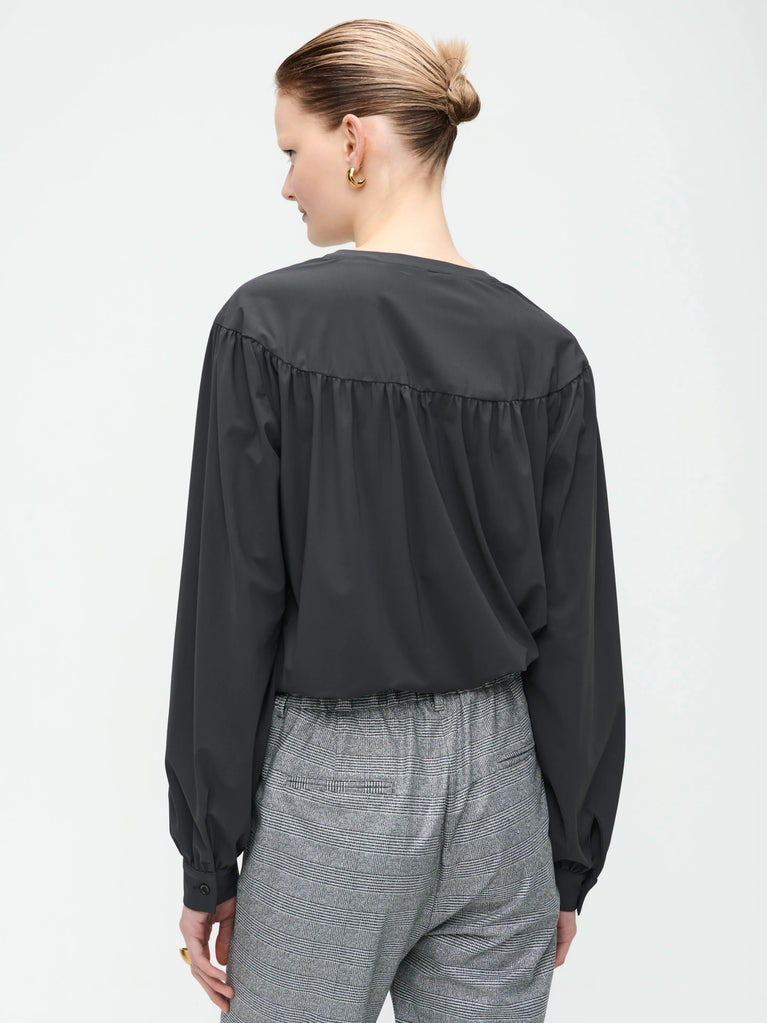 Jane Lushka Jet Top Technical Jersey Dark Grey