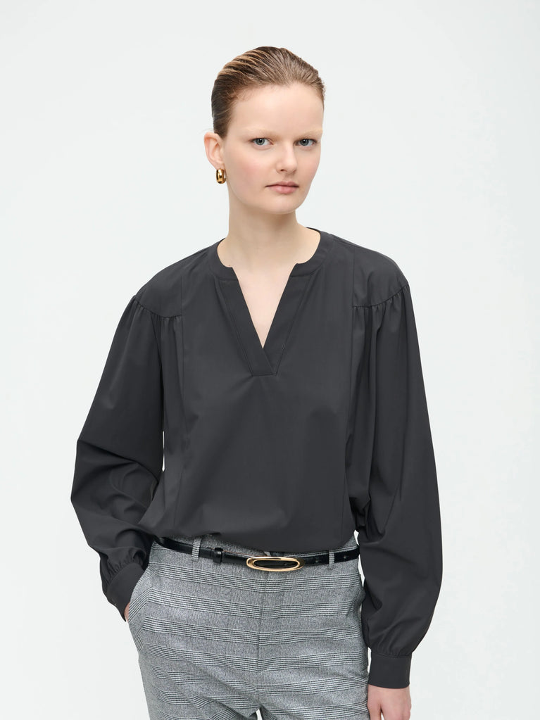 jane lushka Jet Top Technical Jersey Dark Grey