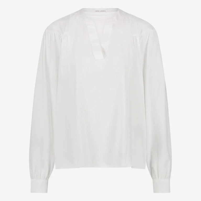 Jane Lushka Jet Top Technical Jersey White