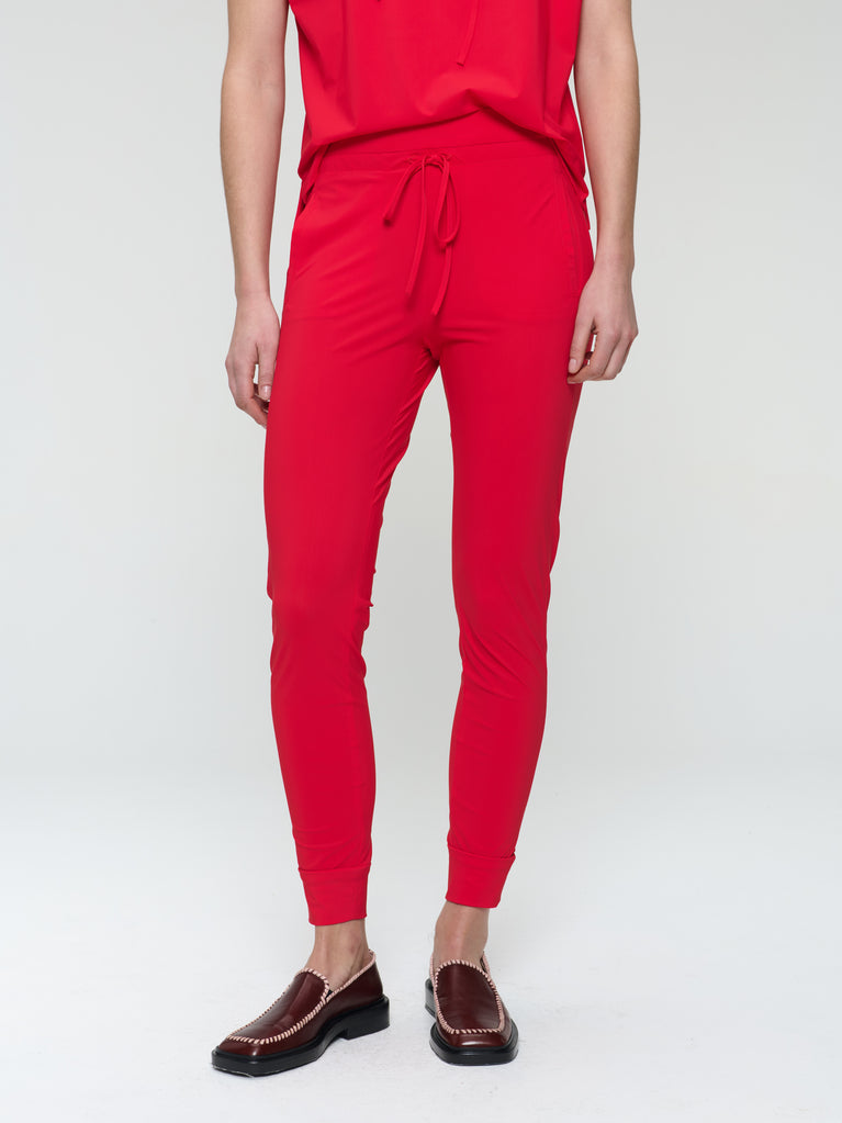 Jane Lushka John Strech Technical Jersey Pants Red
