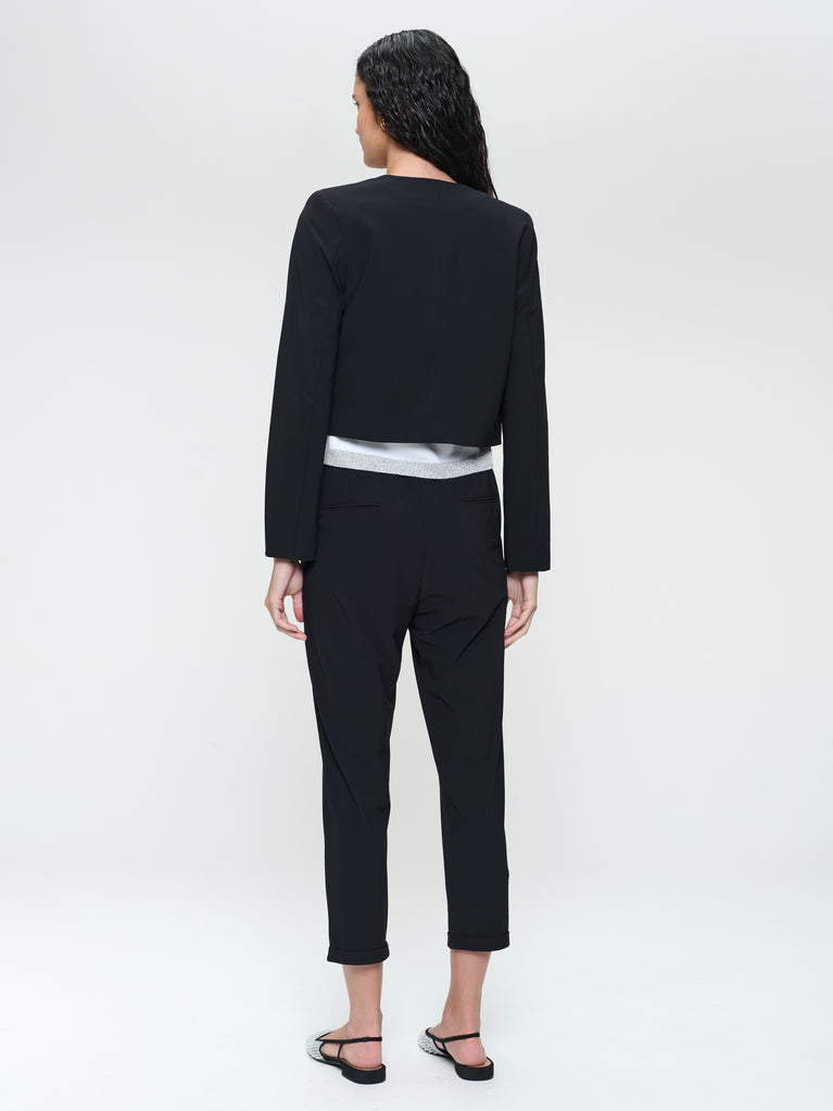 Jane Lushka Joke Blazer Technical Jersey Black
