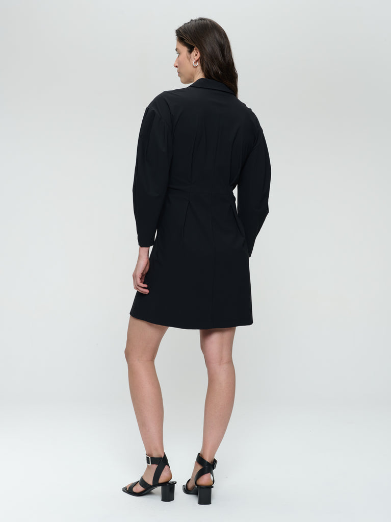Jane Lushka Kansas Strech Tech Jersey Dress Black