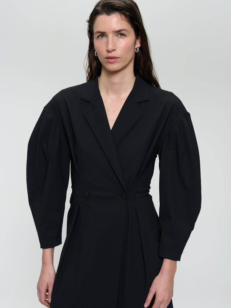 Jane Lushka Kansas Strech Tech Jersey Dress Black