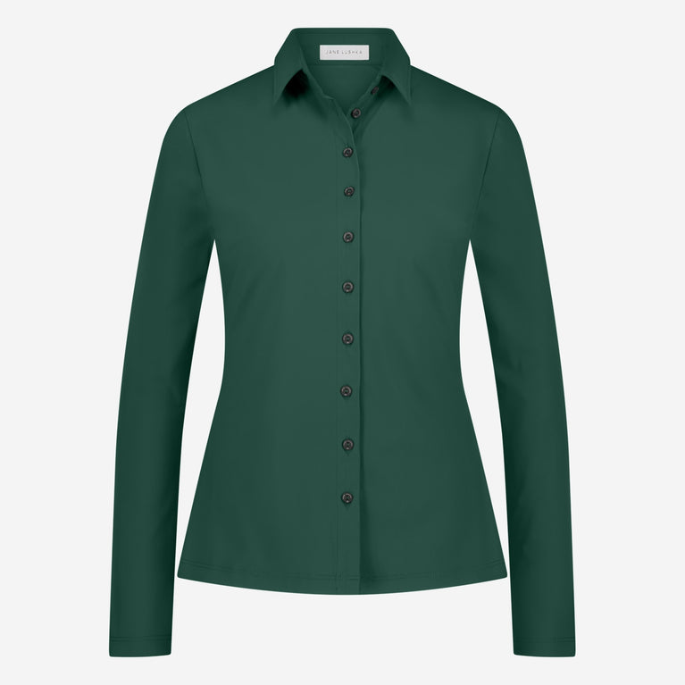 jane lushka Kikkie Blouse Technical Jersey Green