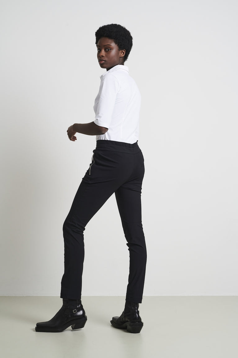 Jane Lushka Kikkie Blouse Technical Jersey White