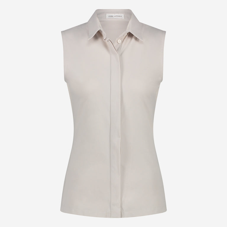 Jane Lushka Kikkie Blouse Technical Jersey WS Sand