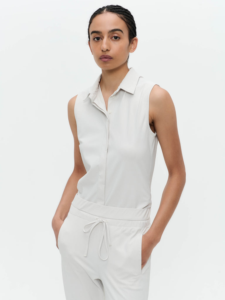 Jane Lushka Kikkie Blouse Technical Jersey WS Sand