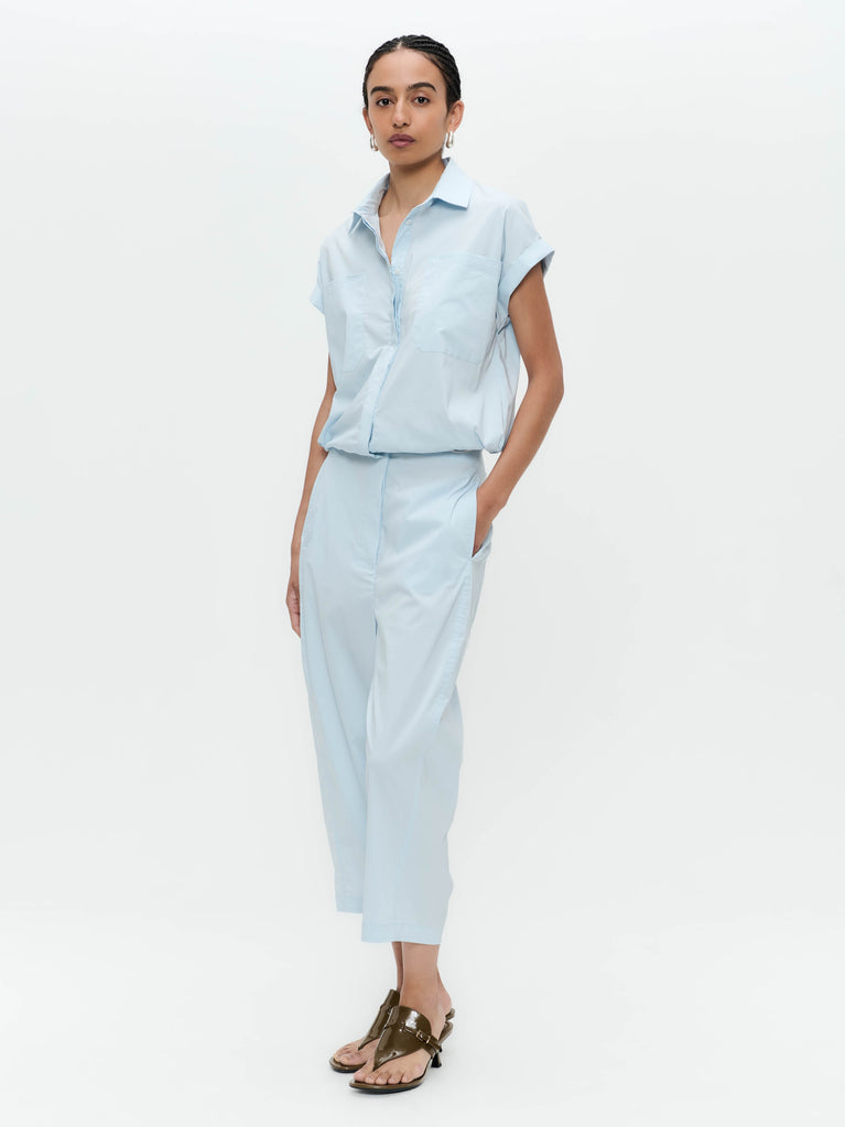 jane lushka Kober cotton poplin pants Light Blue