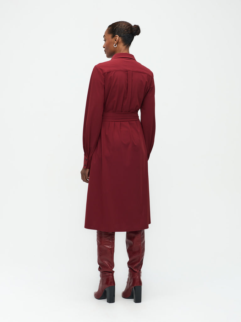 Jane Lushka Layla Dress Technical Jersey Amaranto