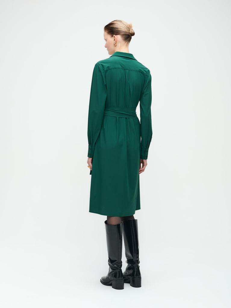 Jane Lushka Layla Dress Technical Jersey Green