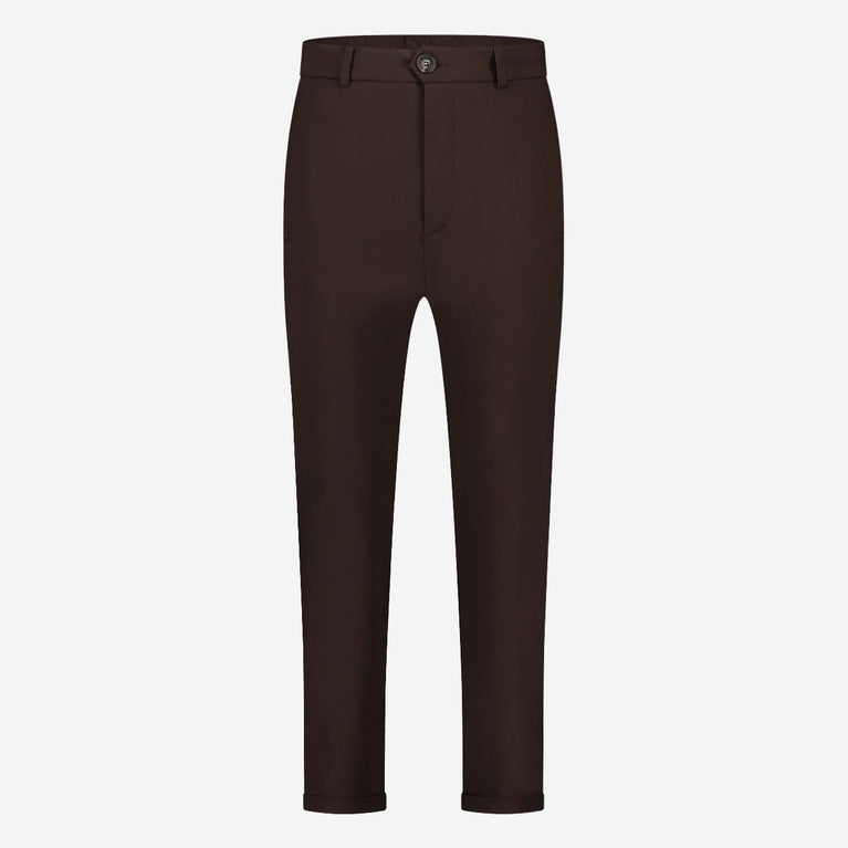 Jane Lushka Lena Pants Technical Jersey Dark Brown