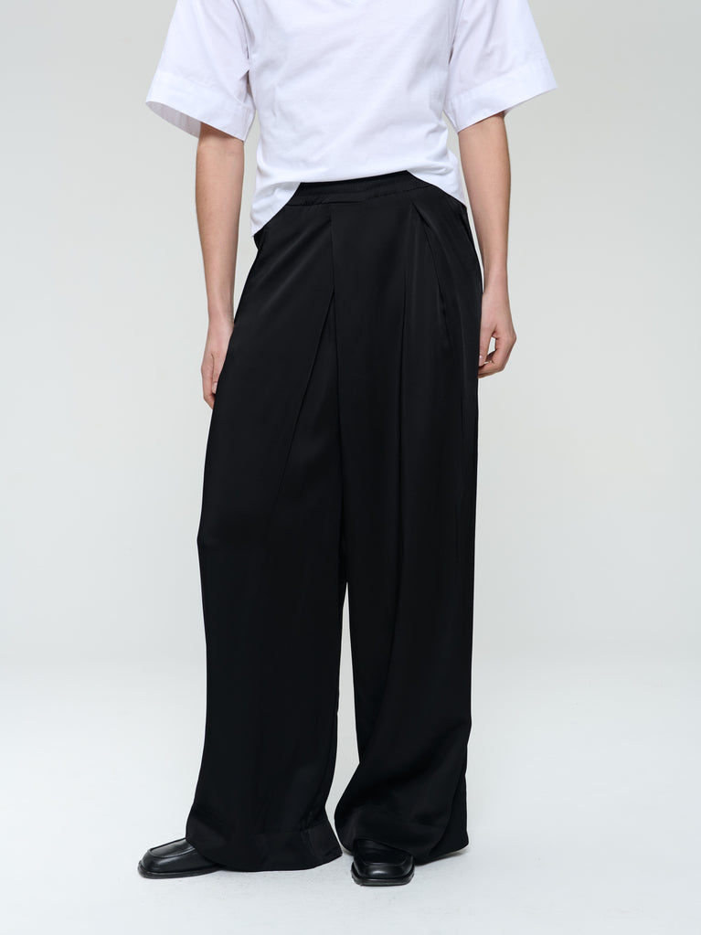 Jane Lushka Letty Rayon Viscose Pants Black