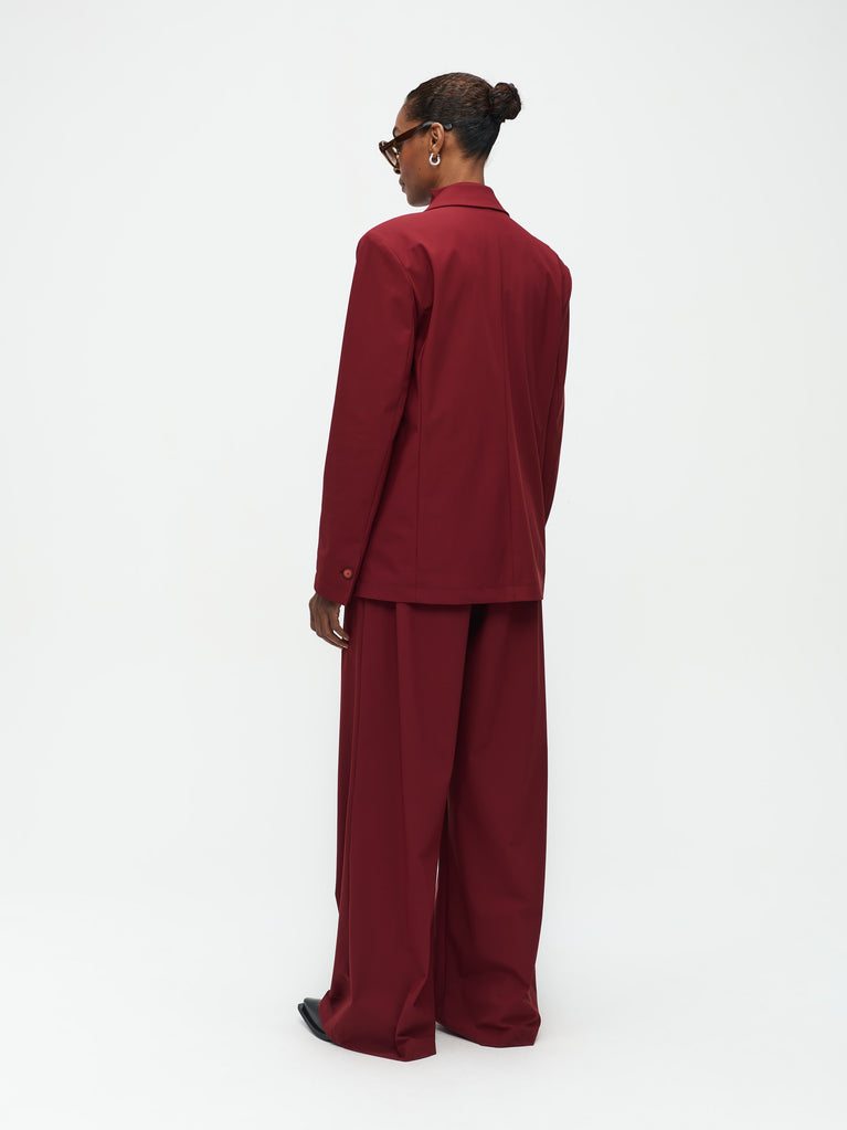 Jane Lushka Lima Blazer Technical Jersey Amaranto