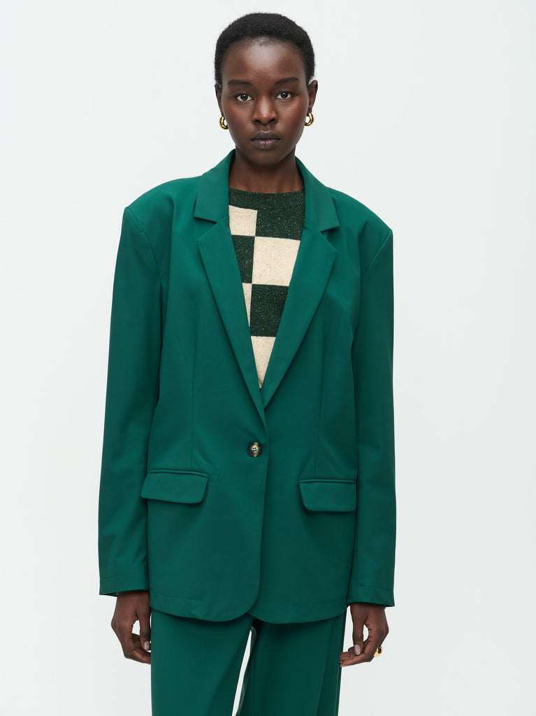 Jane Lushka Lima Blazer Technical Jersey Green