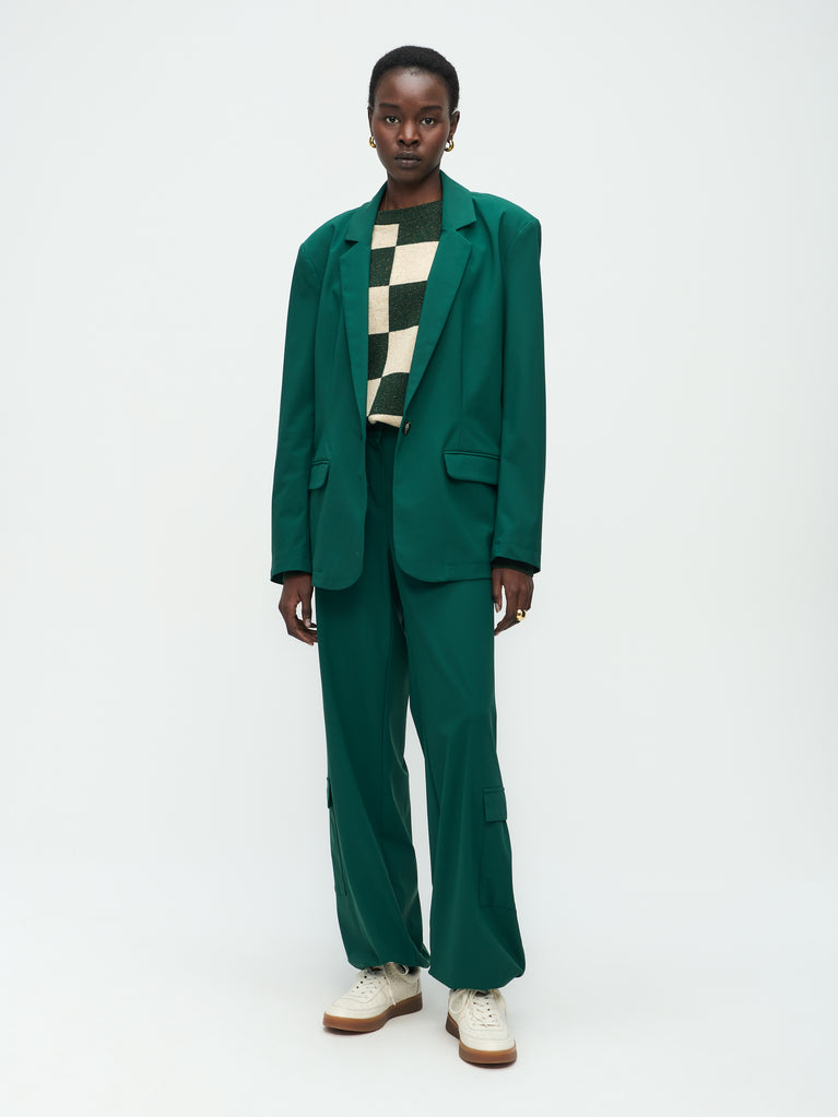 jane lushka Lima Blazer Technical Jersey Green