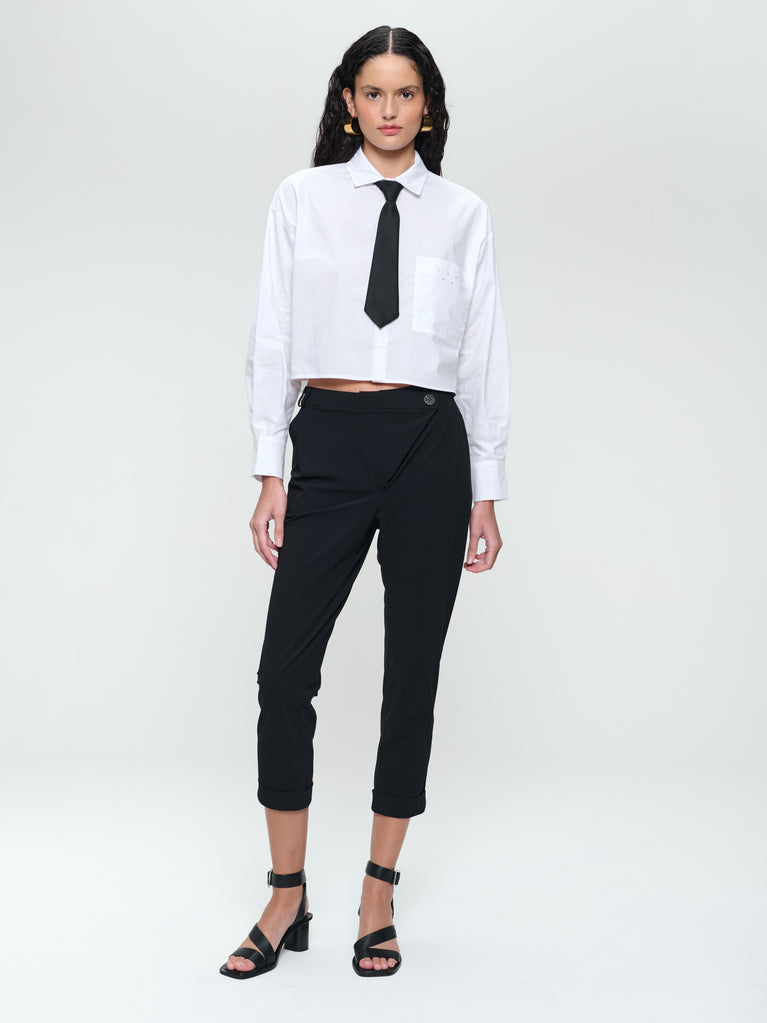 jane lushka Linfa studio poplin blouse White